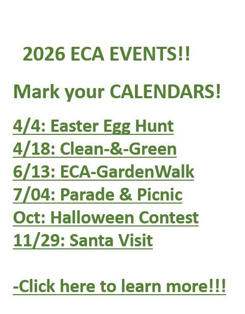 This year’s ECA events – mark your calendars