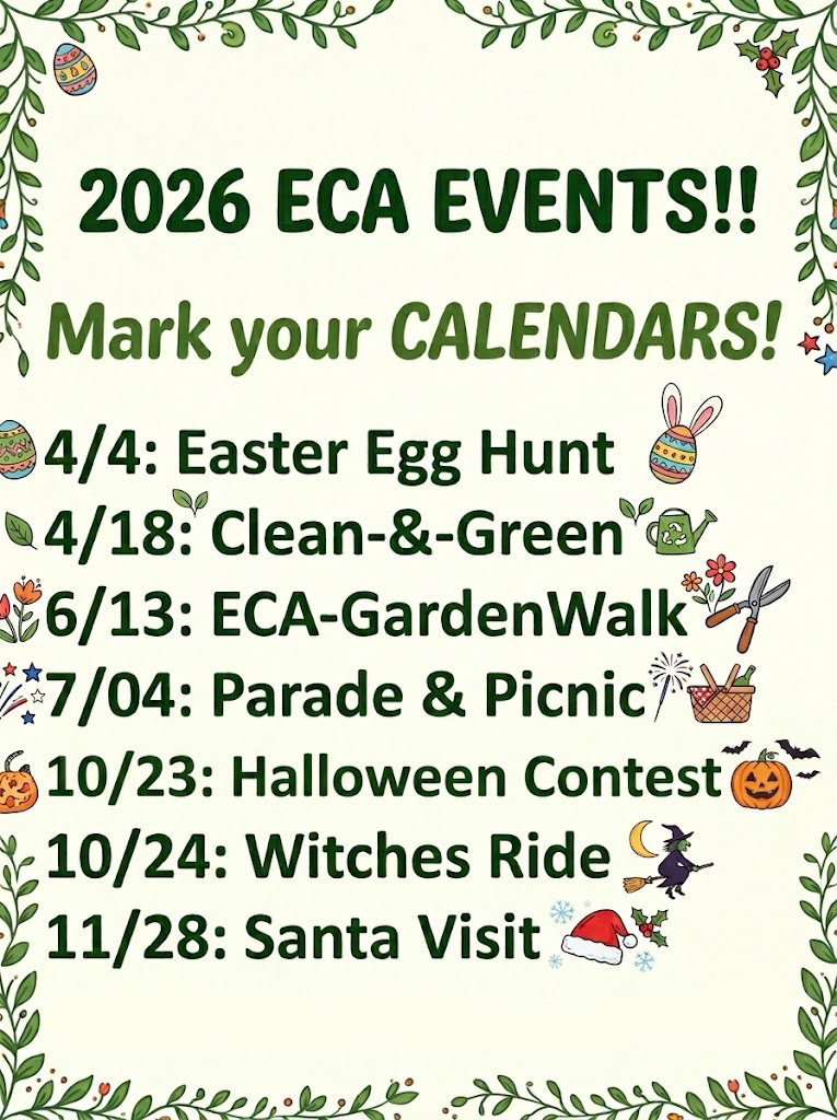 This year’s ECA events – mark your calendars